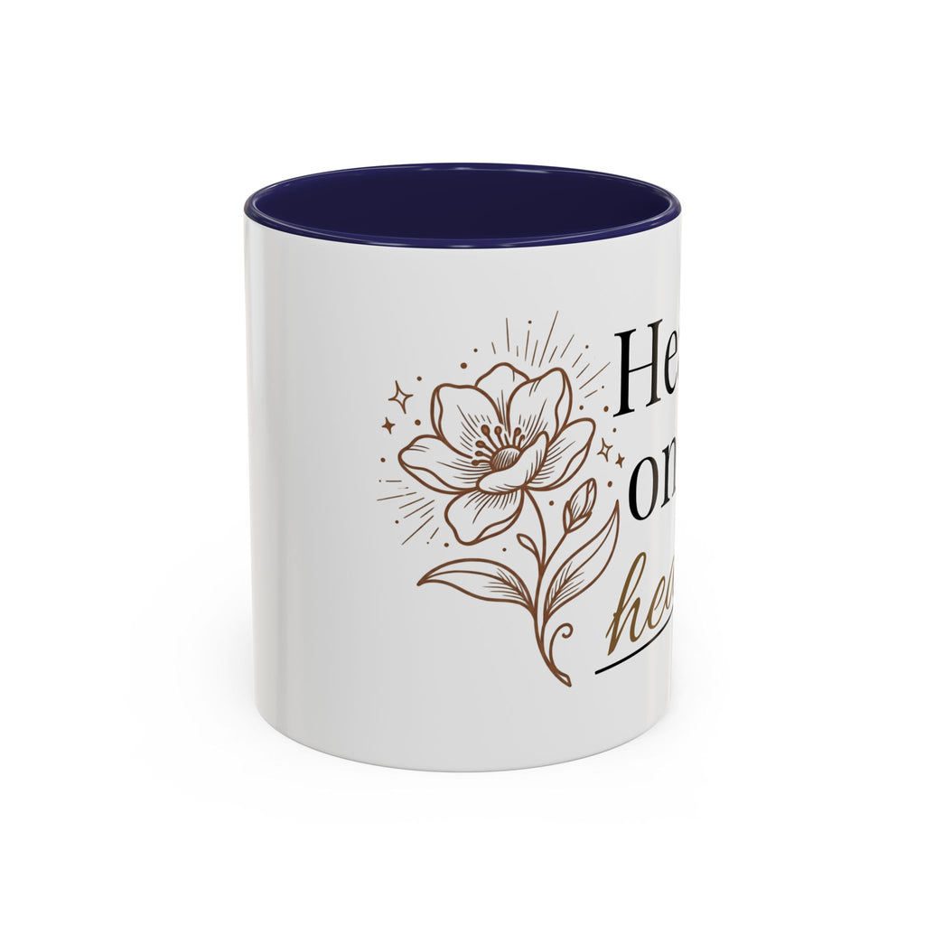 Heavy on the Healing Mug | Self Care Gift | Mental Health Awareness | Soft Life Aesthetic | Black Girl Healing | Soul Rooted Society x B3fr33 Graphics