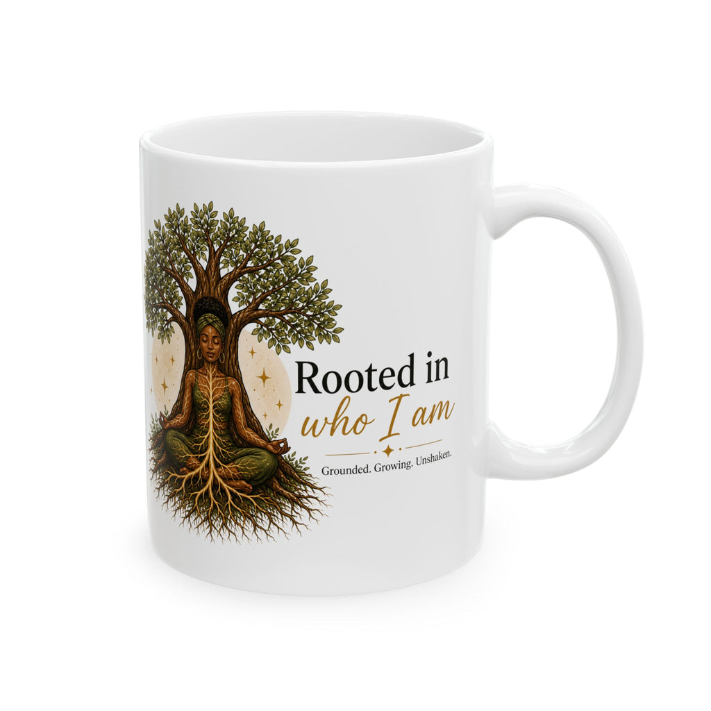 Rooted in Who I Am — Rooted Collection Ceramic Mug