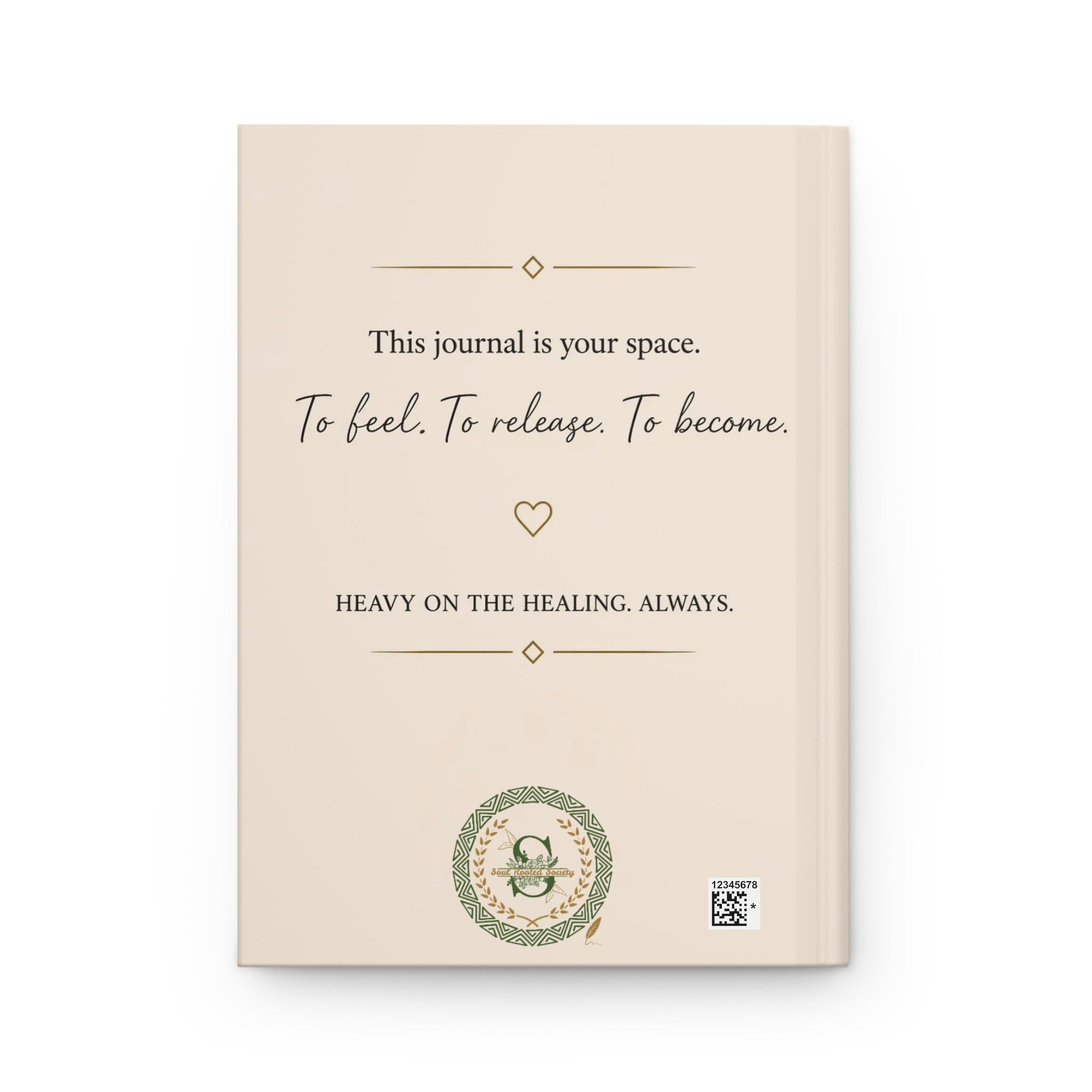 Becoming: "A Journey Back to Me" Hardcover Journal