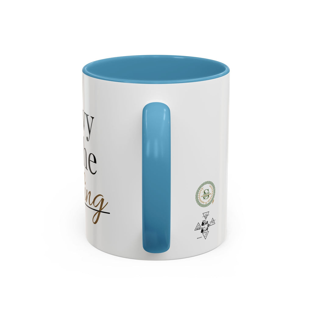 Heavy on the Healing Mug | Self Care Gift | Mental Health Awareness | Soft Life Aesthetic | Black Girl Healing | Soul Rooted Society x B3fr33 Graphics