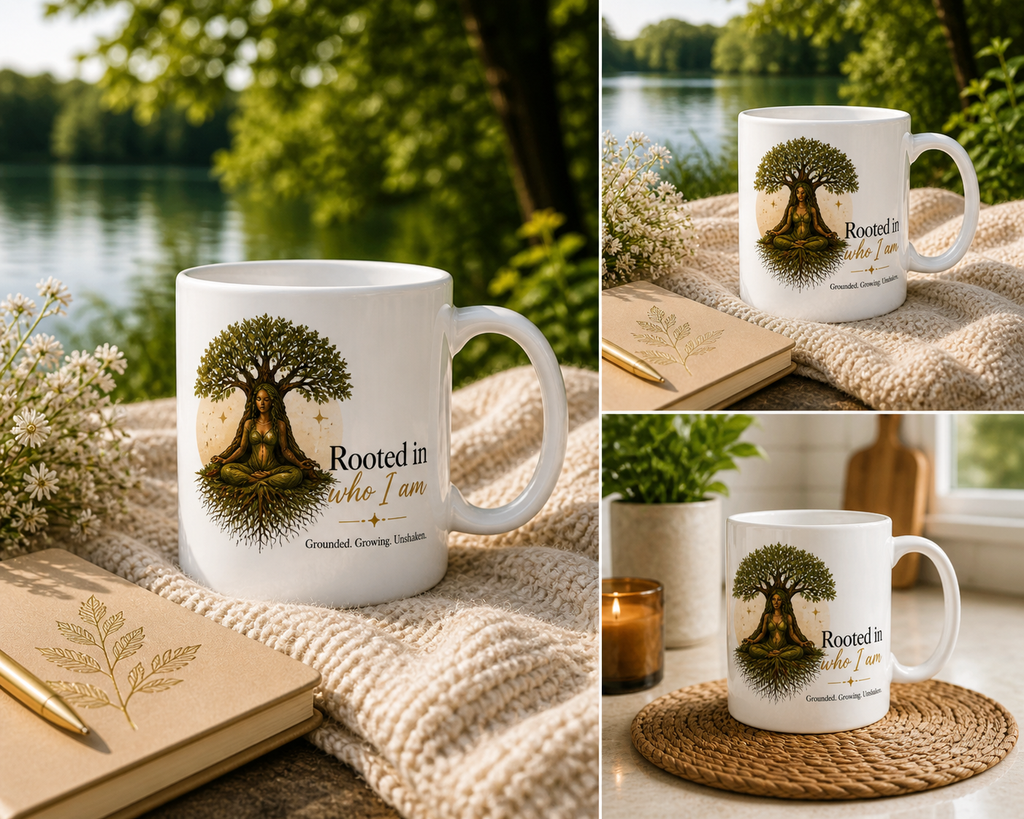 Rooted in Who I Am — Rooted Collection Ceramic Mug