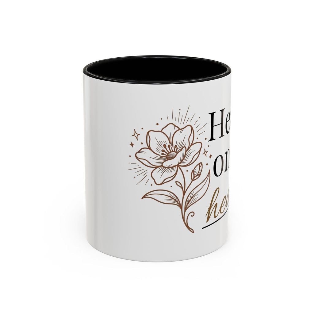 Heavy on the Healing Mug | Self Care Gift | Mental Health Awareness | Soft Life Aesthetic | Black Girl Healing | Soul Rooted Society x B3fr33 Graphics