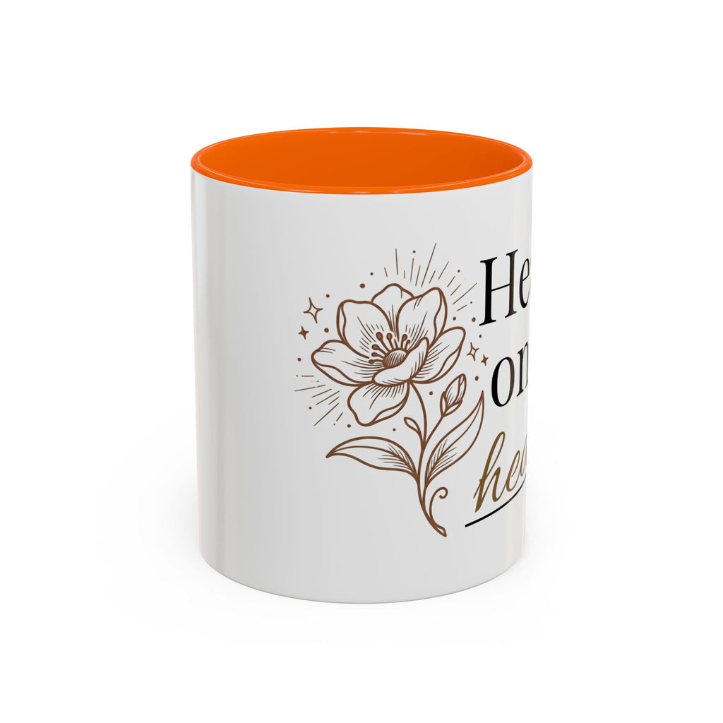 Heavy on the Healing Mug | Self Care Gift | Mental Health Awareness | Soft Life Aesthetic | Black Girl Healing | Soul Rooted Society x B3fr33 Graphics