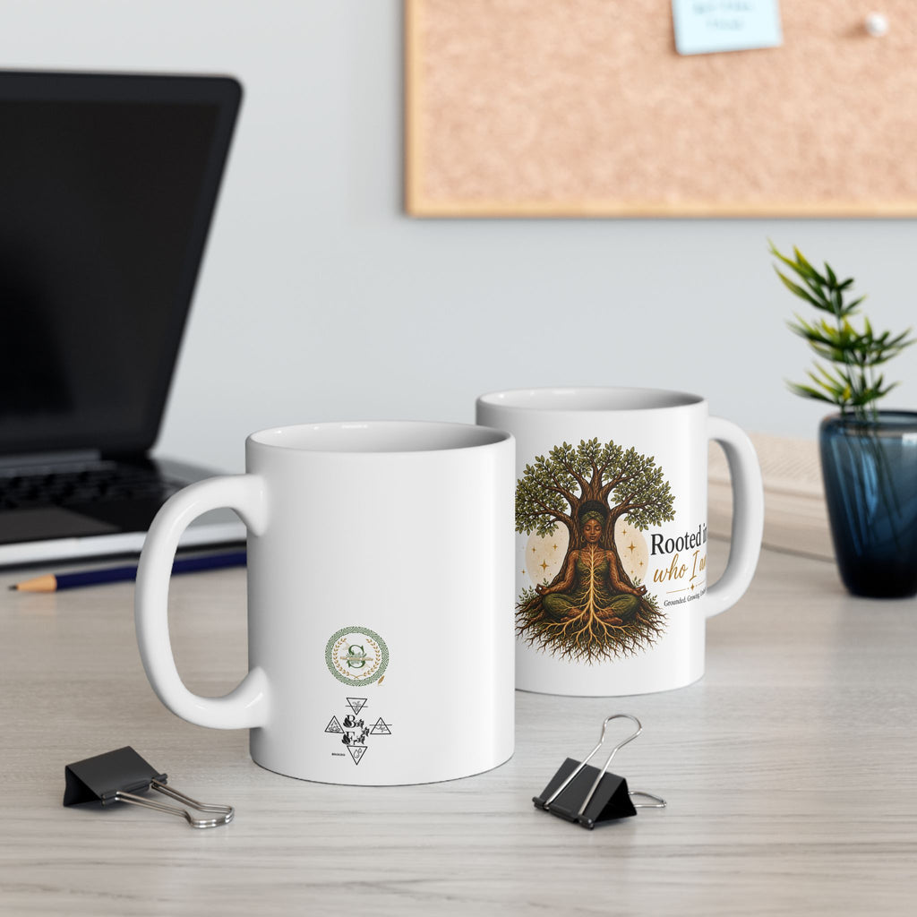 Rooted in Who I Am — Rooted Collection Ceramic Mug