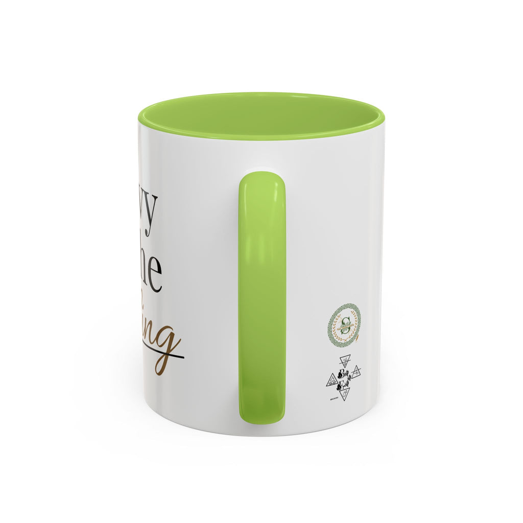 Heavy on the Healing Mug | Self Care Gift | Mental Health Awareness | Soft Life Aesthetic | Black Girl Healing | Soul Rooted Society x B3fr33 Graphics