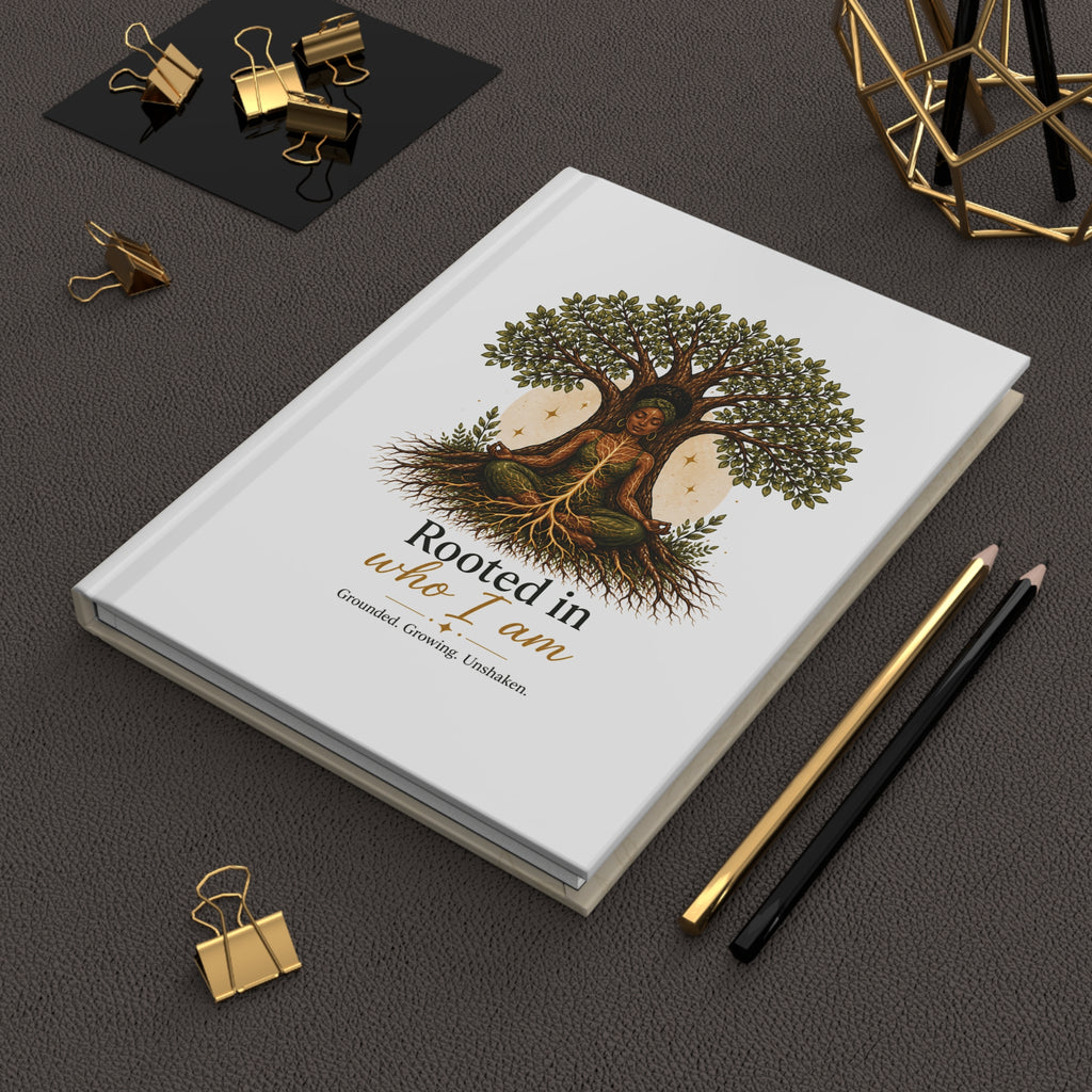 Rooted in Who I Am — Rooted Collection Hardcover Journal
